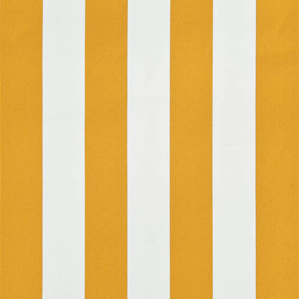 foldemarkise 300x150 cm gul og hvid