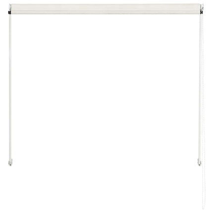 foldemarkise 150x150 cm cremefarvet