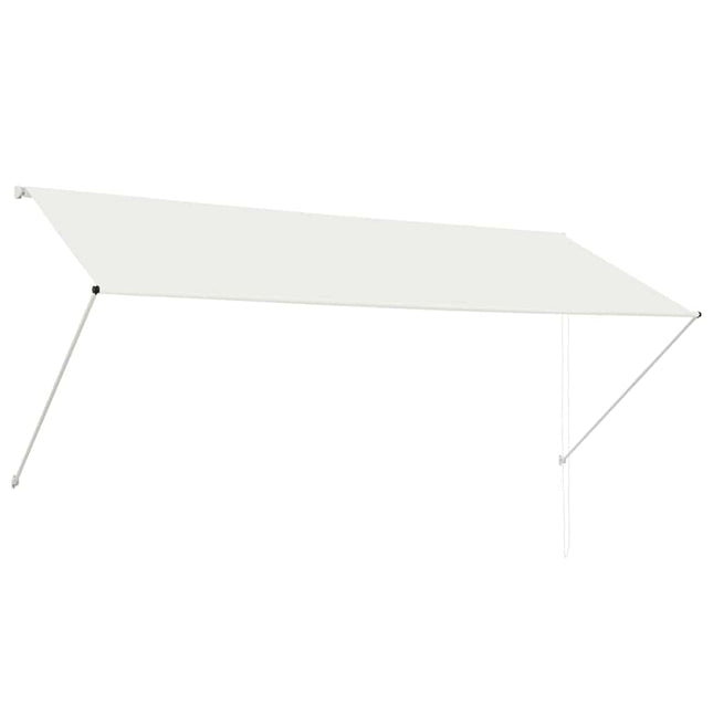 foldemarkise 300x150 cm cremefarvet