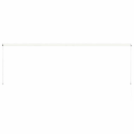 foldemarkise 400x150 cm cremefarvet