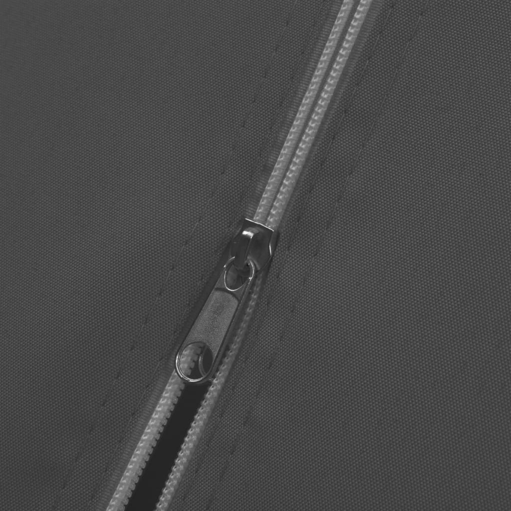 havebaldakin pavillontelt med gardiner sekskantet 360x265 cm