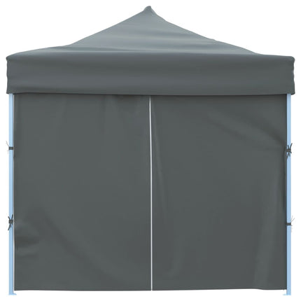 foldbart pop op-festtelt med 8 sidevægge 870x291x315 cm antracitgrå