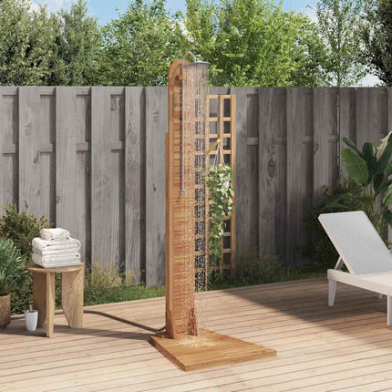 havebruser 70x75x204 cm massivt teak