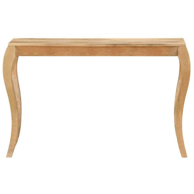 konsolbord massivt mangotræ 118 x 38 x 76 cm