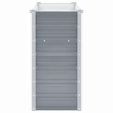 højbed 160x40x77 cm galvaniseret stål grå