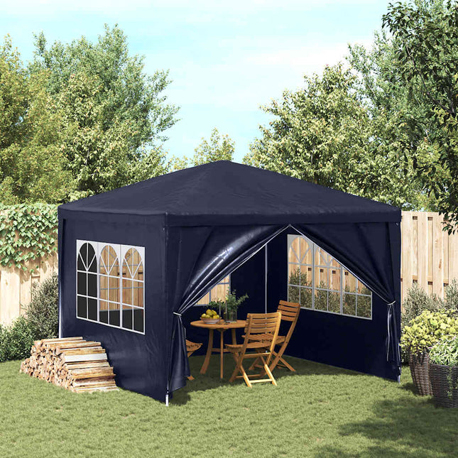 festtelt 3 x 3 cm blå