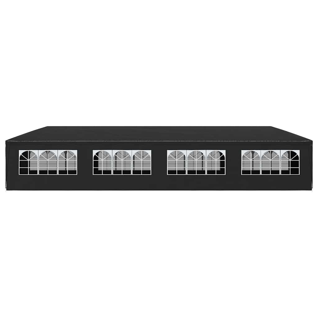 festtelt 3 x 12 m antracitgrå