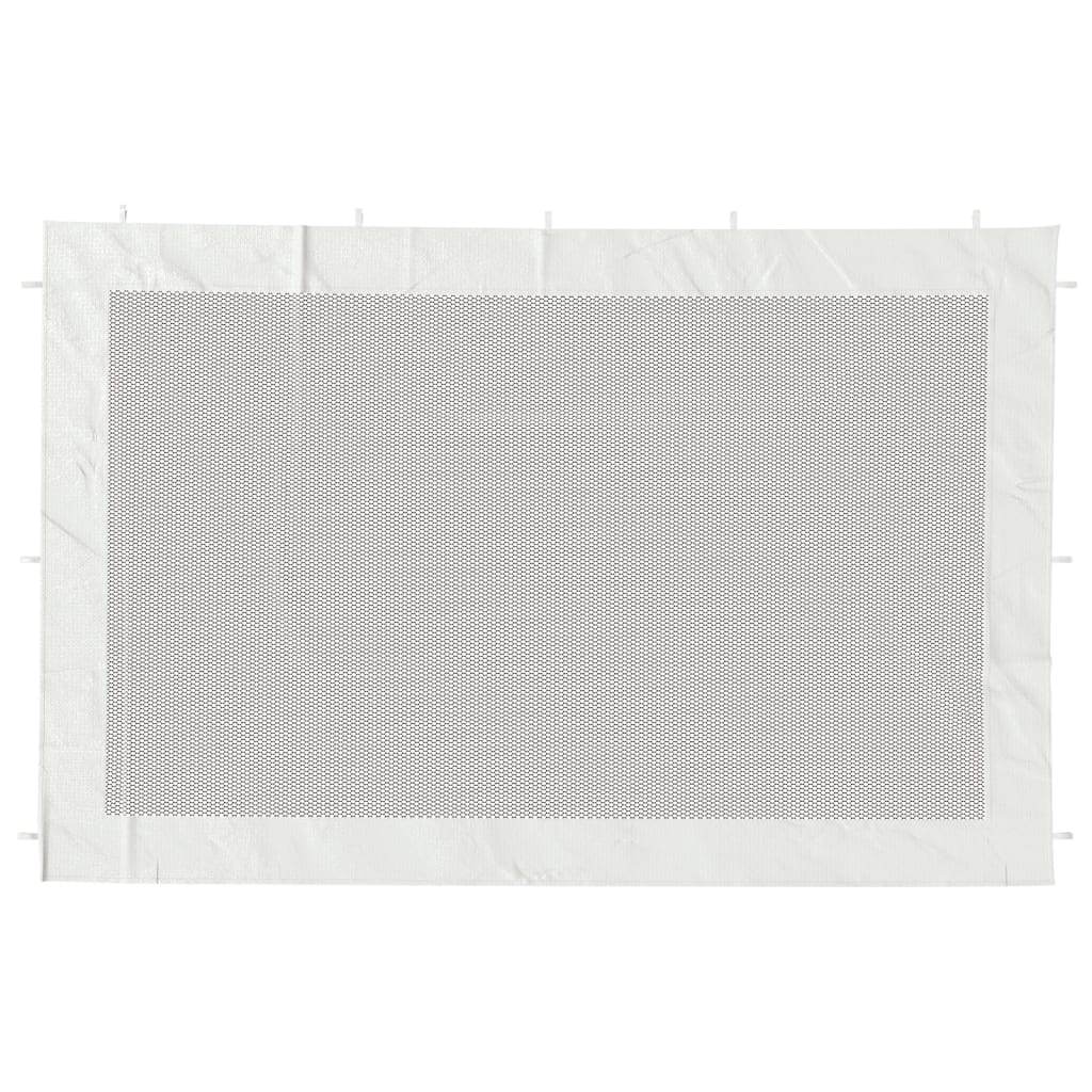 sidevægge til festtelt 2 stk. netstof hvid og sort