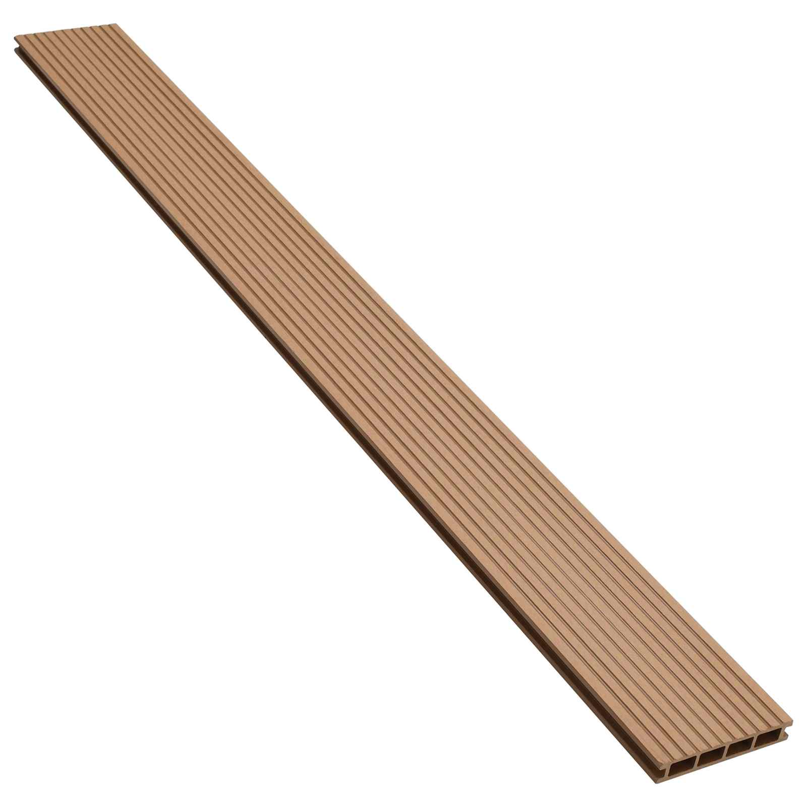 Dækbræt 6 pcs Teaktræ WPC