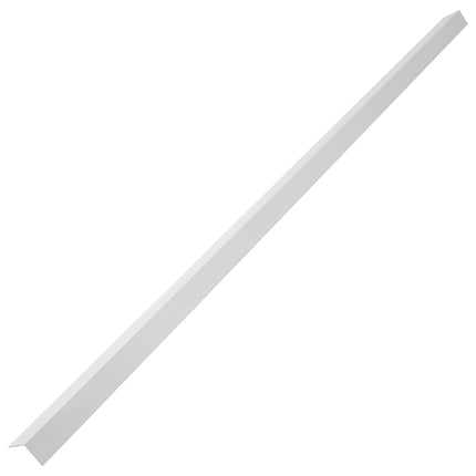terrassevinkellister 5 stk. aluminium 170 cm sølvfarvet