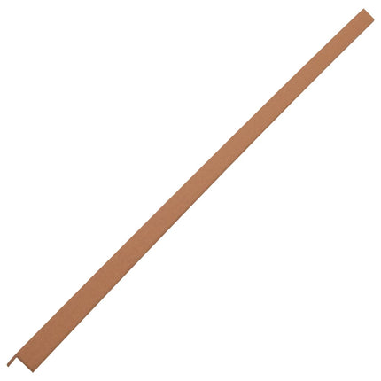terrassevinkellister 5 stk. WPC 170 cm lysebrun