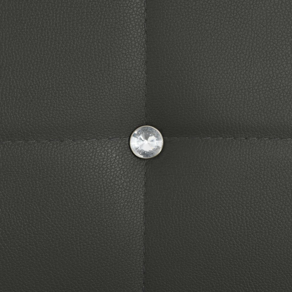 spisebordsstole 6 stk. kunstlæder grå