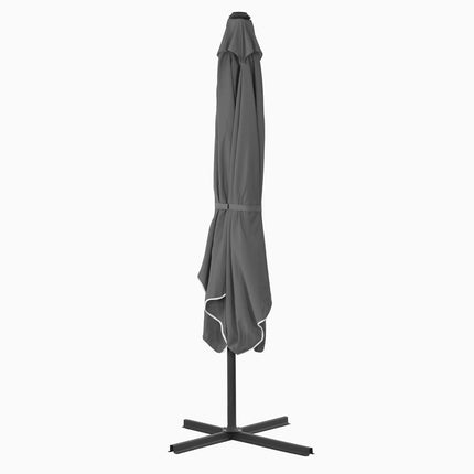 parasol 250x250 cm stålstang antracitgrå