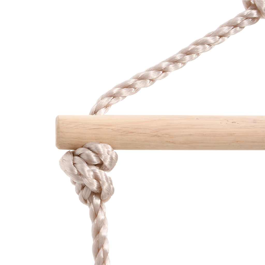 gyngesæde med rebstige blå 37x15 cm PE