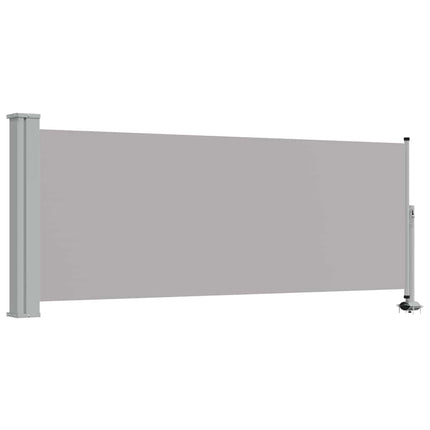 sammenrullelig sidemarkise til terrassen 100x300 cm grå