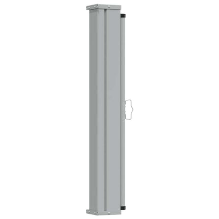 sammenrullelig sidemarkise til terrassen 100x300 cm grå