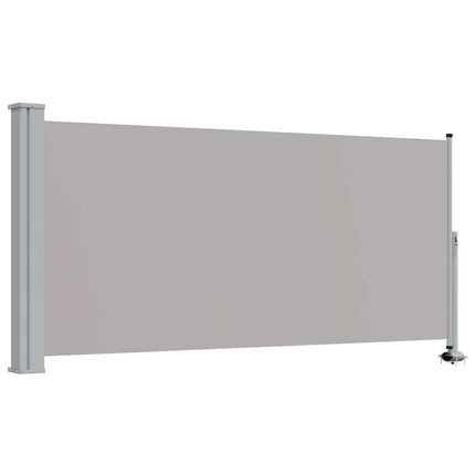 sammenrullelig sidemarkise til terrassen 120 x 300 cm grå