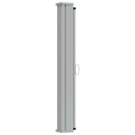sammenrullelig sidemarkise til terrassen 120 x 300 cm grå