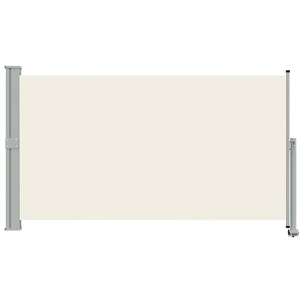 sammenrullelig sidemarkise til terrassen 140 x 300 cm creme