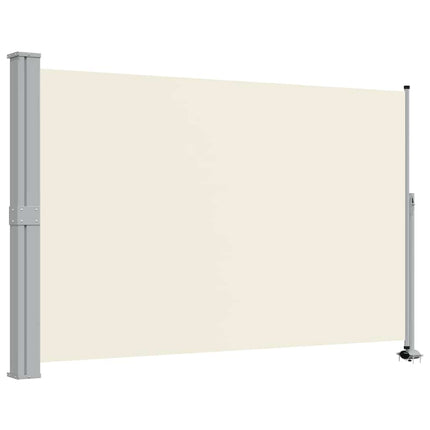 sammenrullelig sidemarkise til terrassen 160 x 300 cm creme