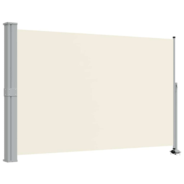 sammenrullelig sidemarkise til terrassen 160 x 300 cm creme