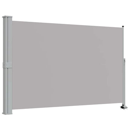 sammenrullelig sidemarkise til terrassen 160x300 cm grå