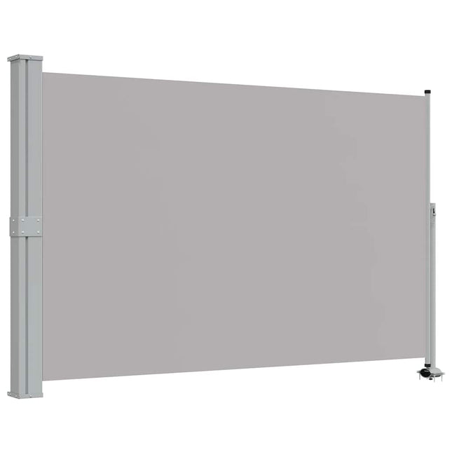 sammenrullelig sidemarkise til terrassen 160x300 cm grå