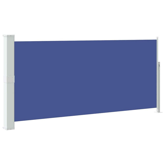 sammenrullelig sidemarkise 140 x 300 cm blå