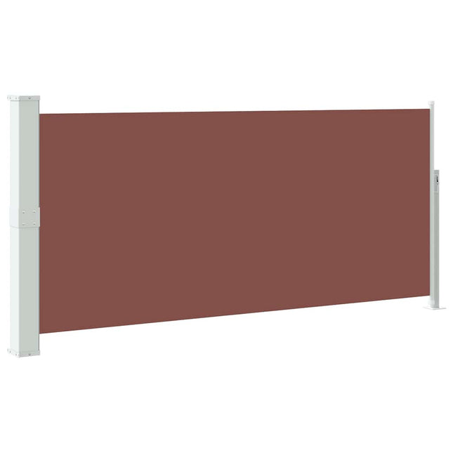 sammenrullelig sidemarkise 140 x 300 cm brun