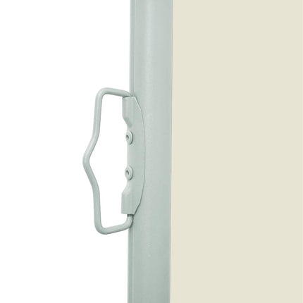 sammenrullelig sidemarkise 120x300 cm cremefarvet