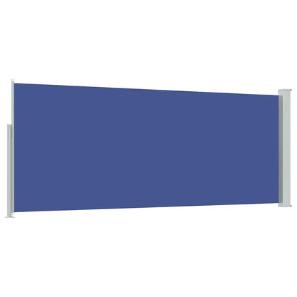 sammenrullelig sidemarkise 120x300 cm blå