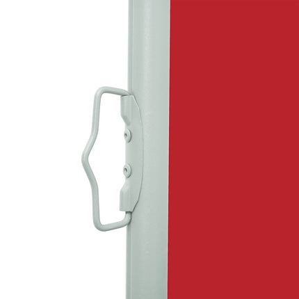 sammenrullelig sidemarkise 117x300 cm rød