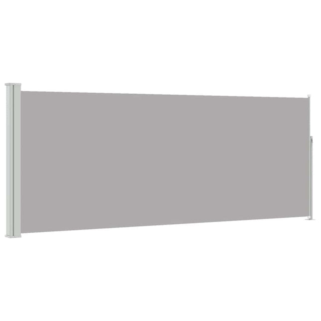 sammenrullelig sidemarkise 120x300 cm grå
