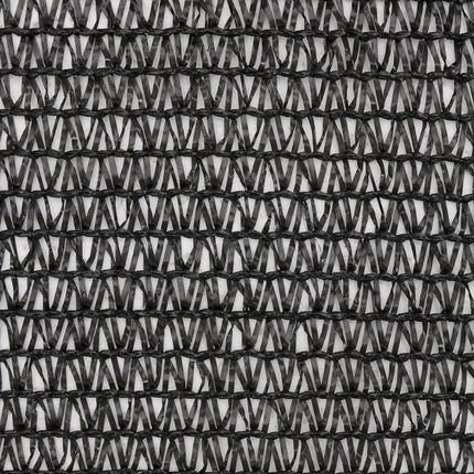 trådnetsskærm HDPE 1,5 x 25 m sort