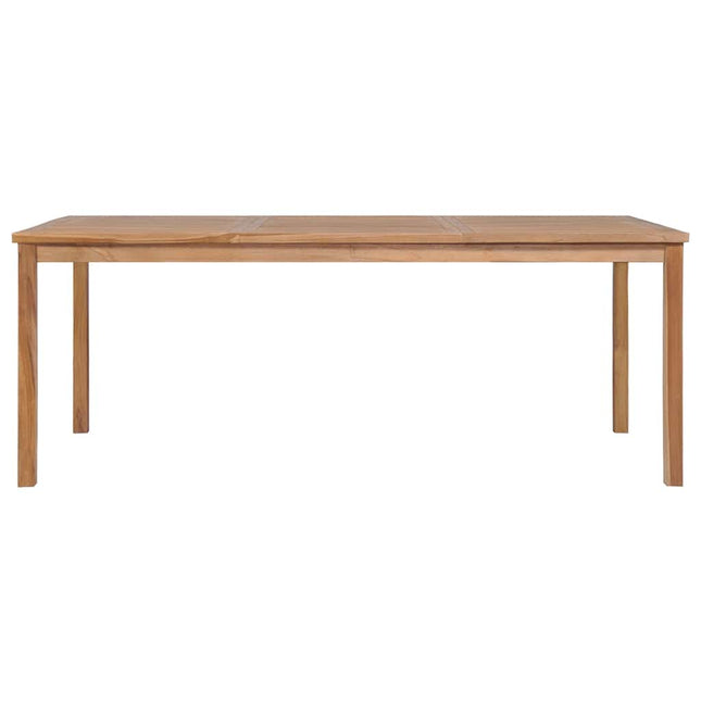 havebord 200x100x77 cm massivt teaktræ