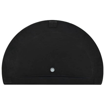 parasolfod rund polyresin 9 kg sort