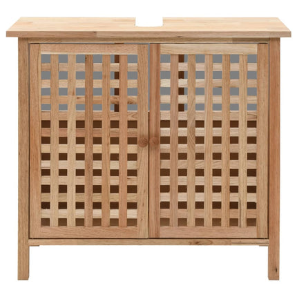 underskab 66x29x61 cm massivt valnøddetræ