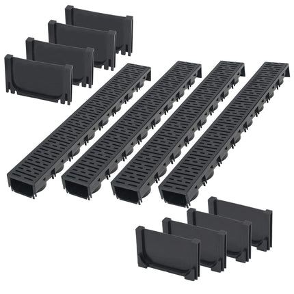 afvandingskanaler plastik 4 m