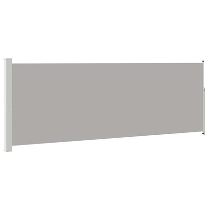 sammenrullelig sidemarkise 160 x 500 cm grå