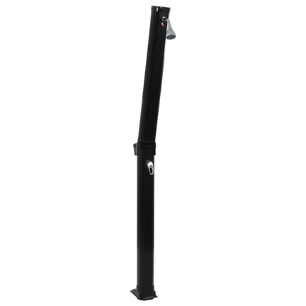 solopvarmet bruser foldbar 214 cm 23 l sort