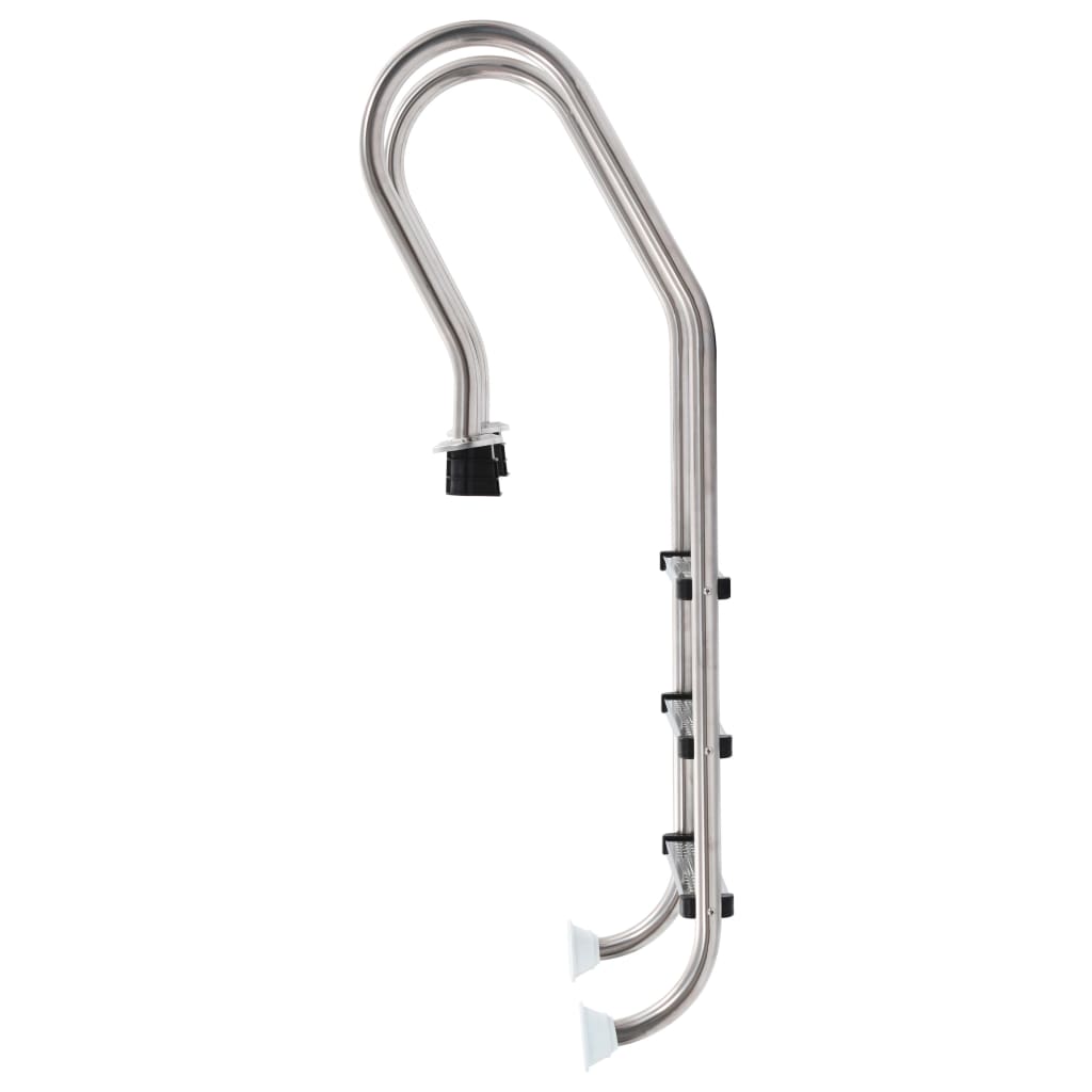poolstige 3 trin rustfrit stål 304 120 cm