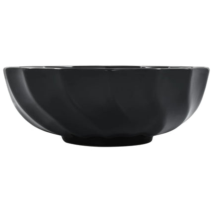 håndvask 46 x 17 cm keramik sort