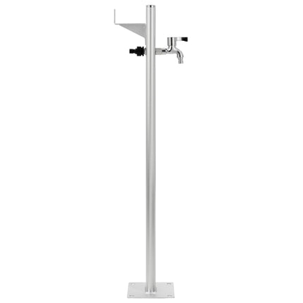 vandsøjle til haven aluminium 95 cm