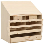 rugekasse 2 rum 63 x 40 x 65 cm massivt fyrretræ