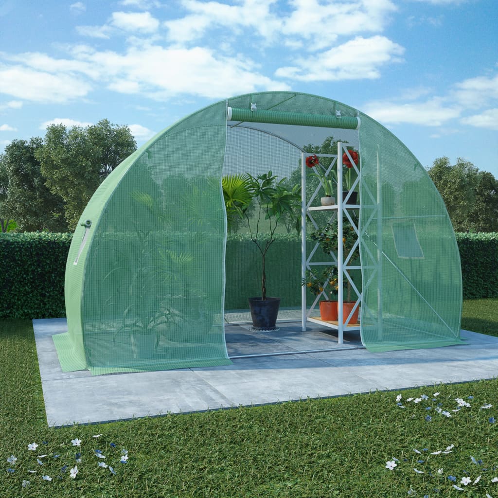 drivhus 4,5 m² 300x150x200 cm billede