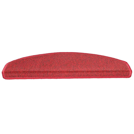 trappemåtter 15 stk. 65x24x4 cm rød halvrund store
