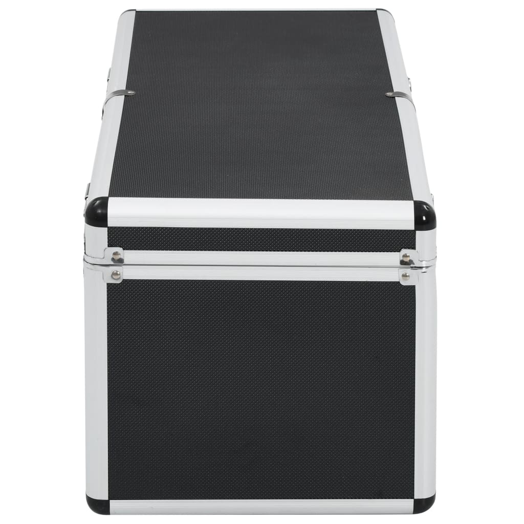 opbevaringskufferter 2 stk. aluminium sort