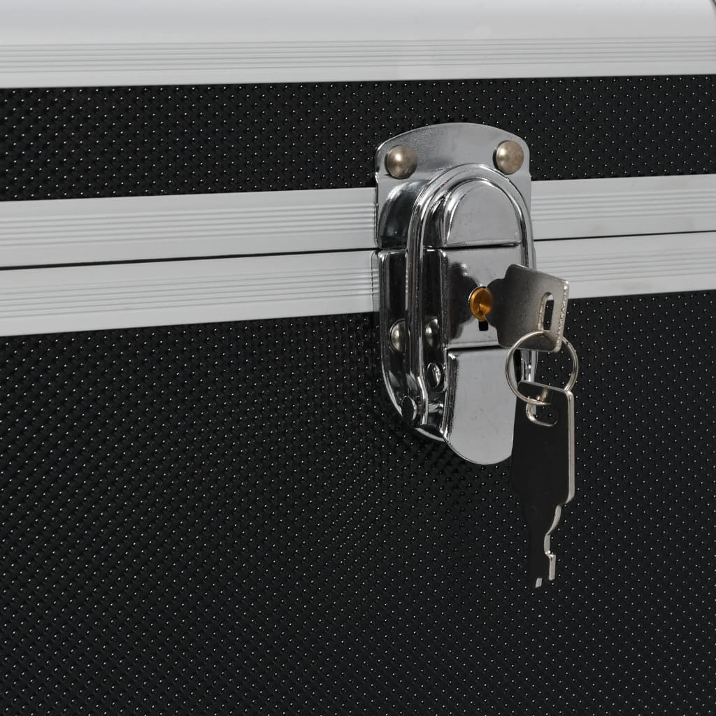 opbevaringskufferter 3 stk. aluminium sort