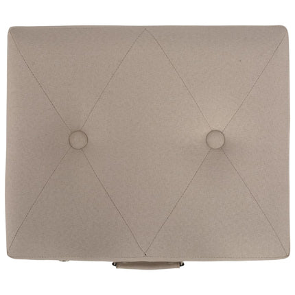 opbevaringstaburetter 3 stk. stof beige