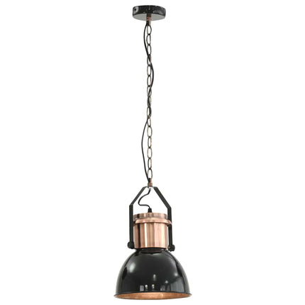 loftslampe 2 stk. rund E27 sort